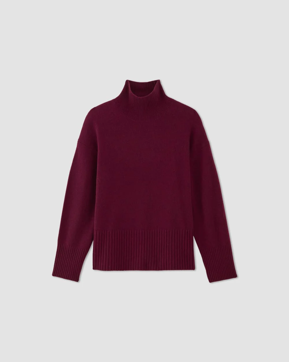 The Cashmere Oversized Turtleneck | Brandy - Image 2