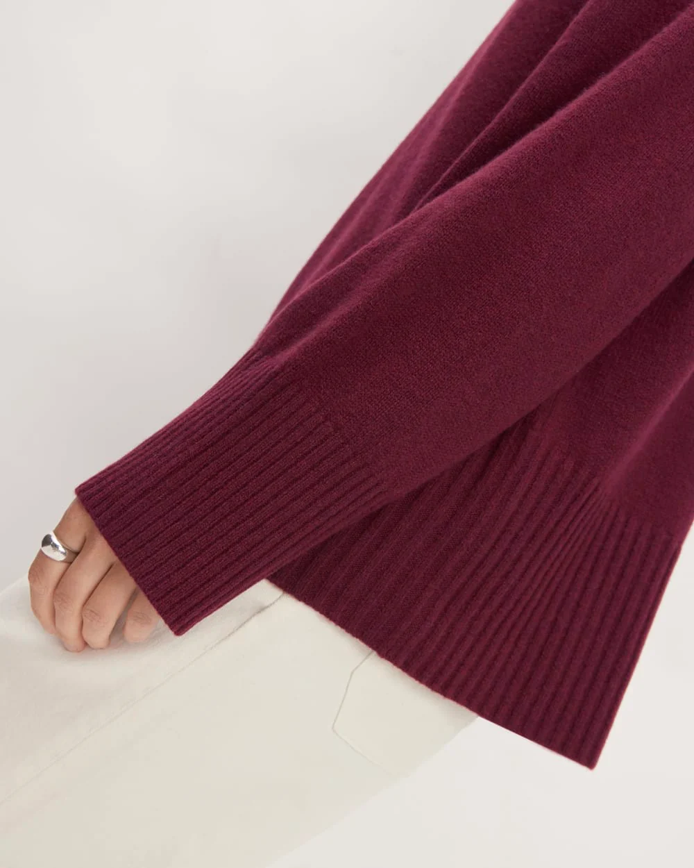 The Cashmere Oversized Turtleneck | Brandy - Image 5