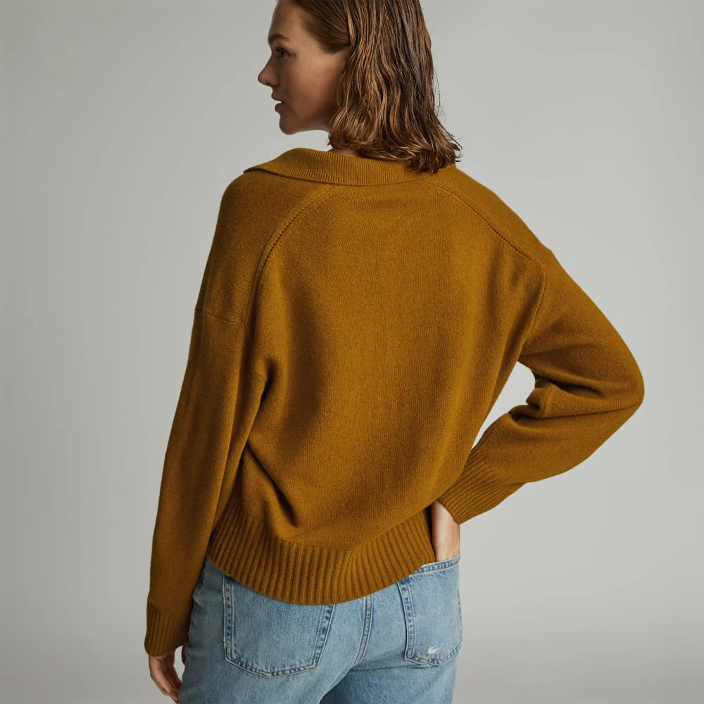 The Cashmere Polo | Tapenade - Image 3