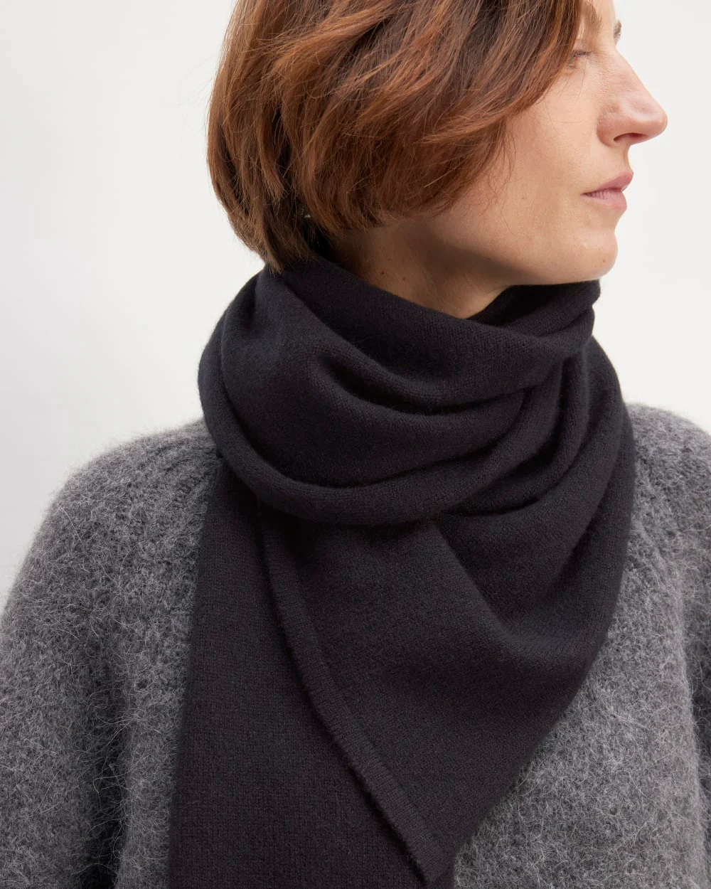 The ReCashmere Scarf |  Black - Image 4