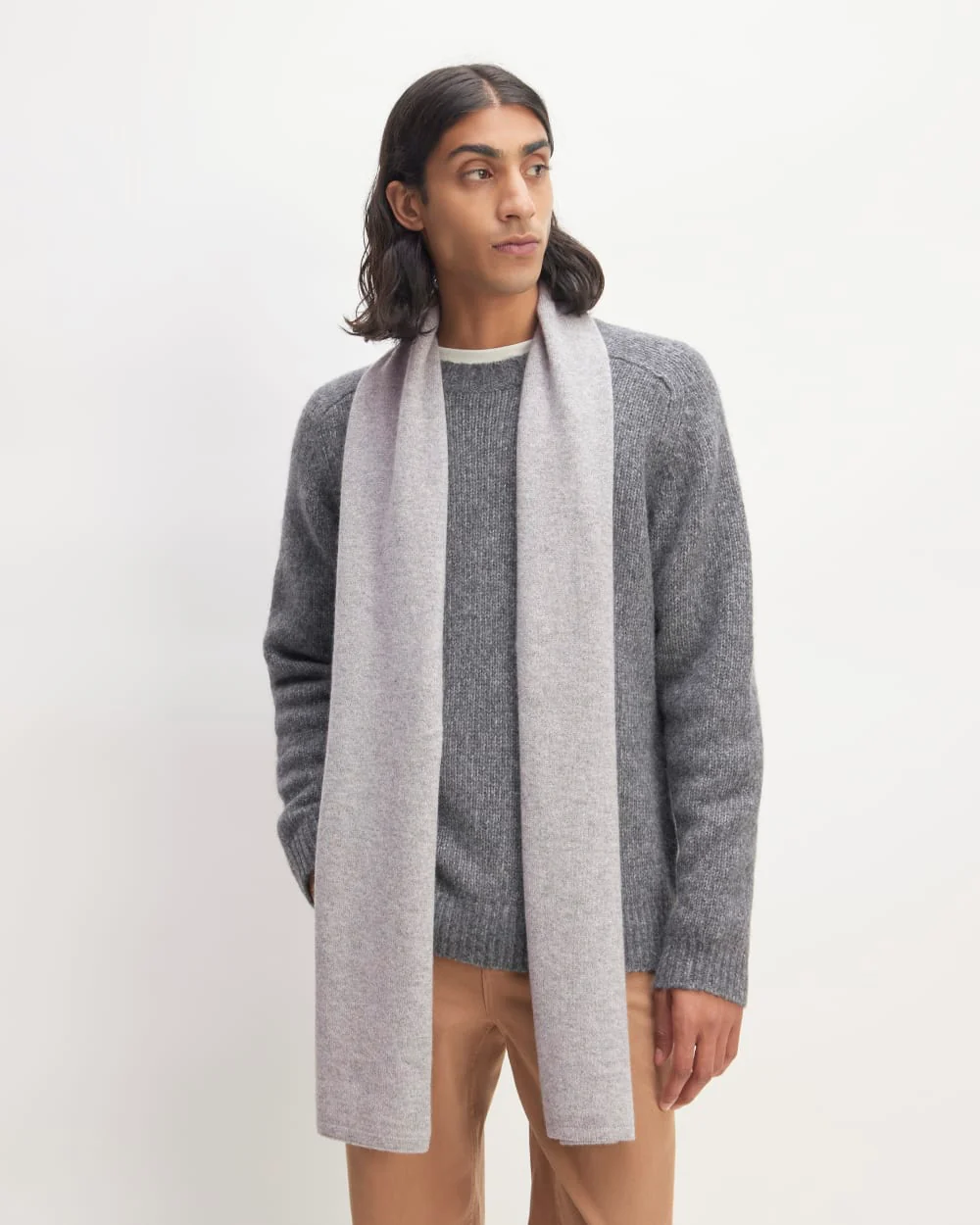 The ReCashmere Scarf |  Heathered Grey - Image 3