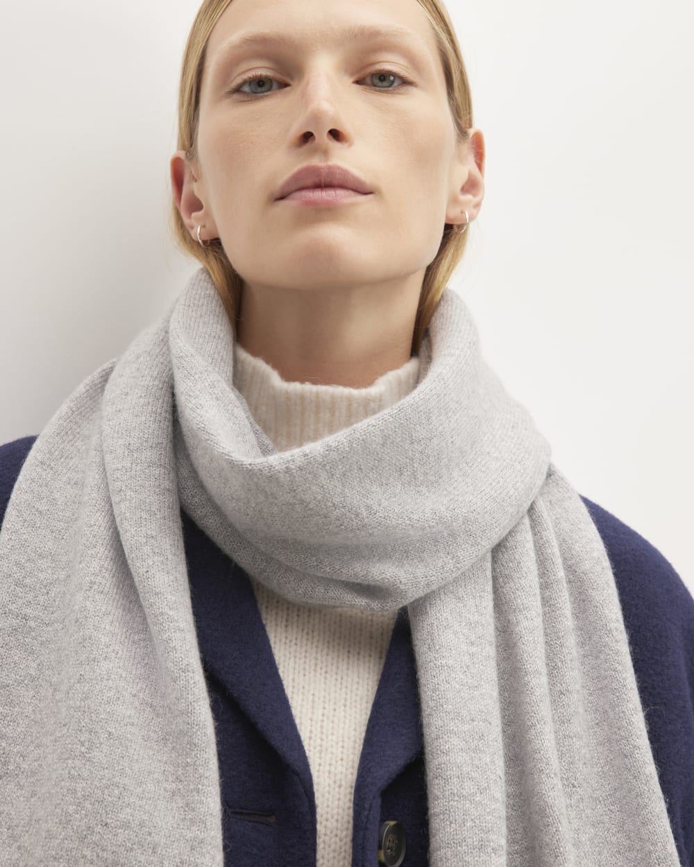 The ReCashmere Scarf |  Heathered Grey - Image 4