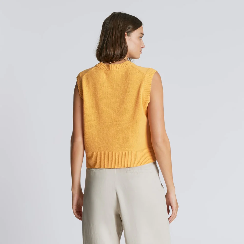 The Cashmere Vest | Kumquat - Image 3