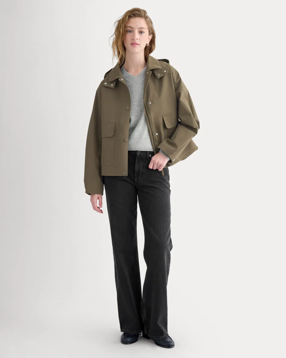 Re:Cycled Nylon Barrel Jacket | Beech - Image 3