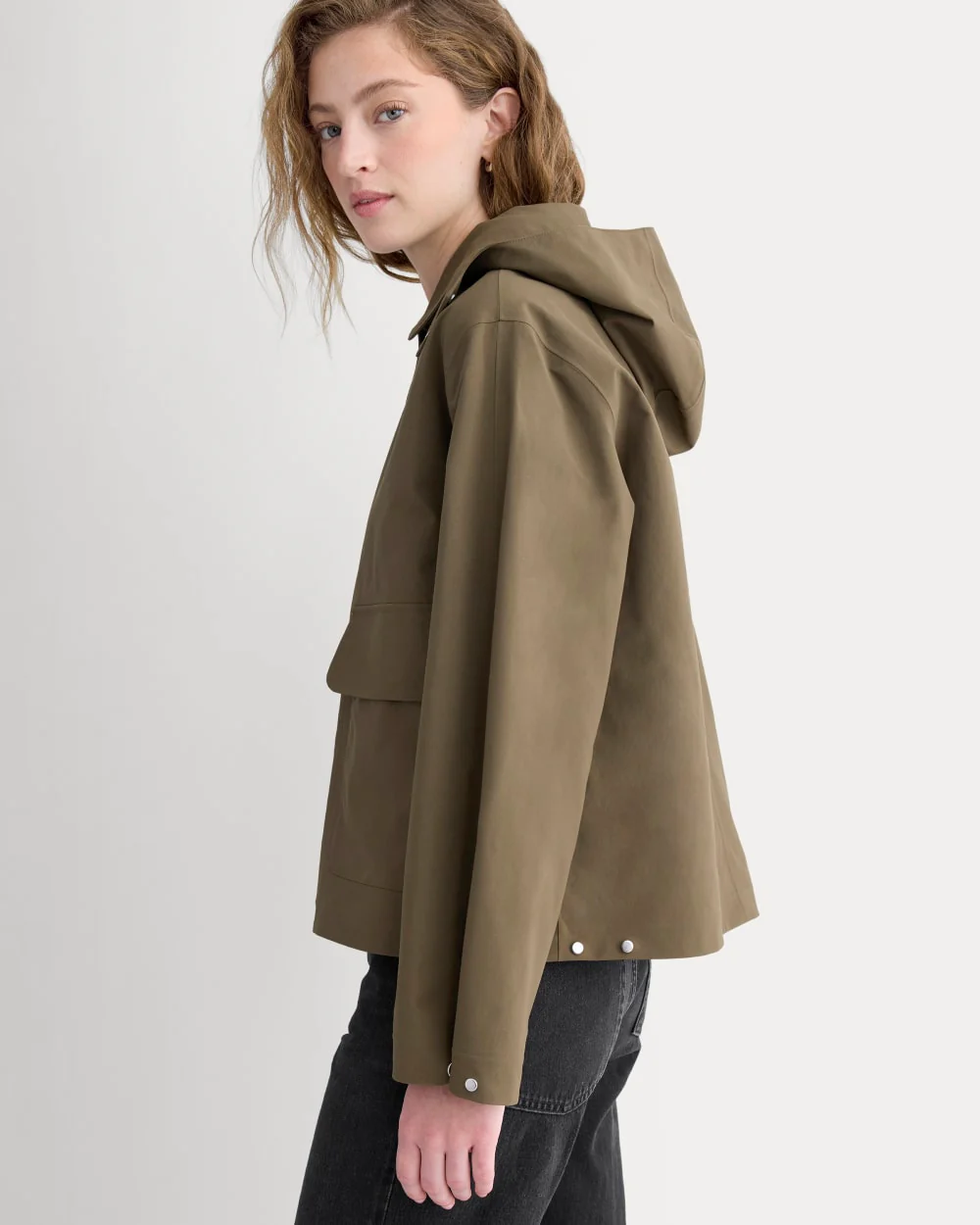 Re:Cycled Nylon Barrel Jacket | Beech - Image 5