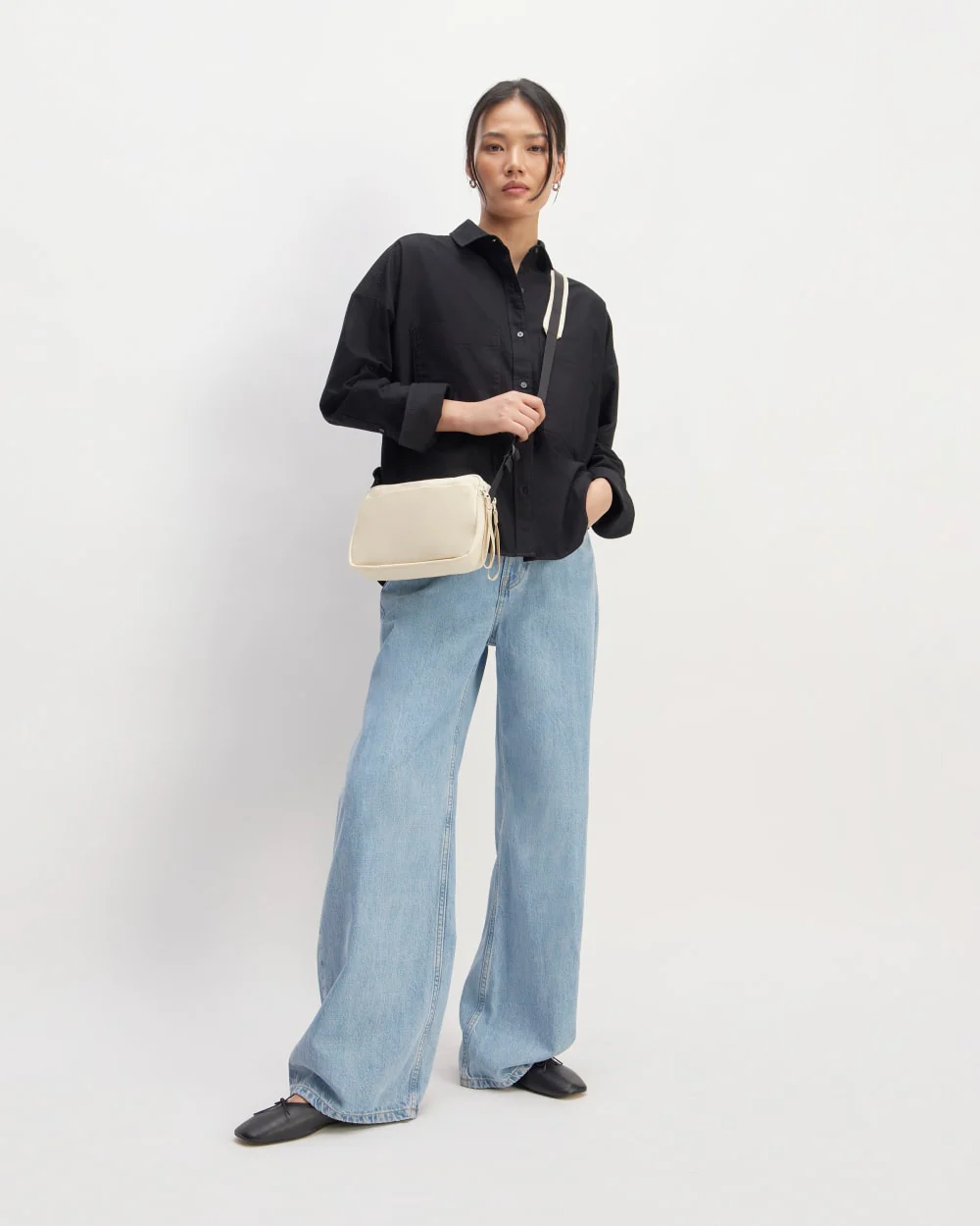 The Recycled Nylon Camera Bag | Parchment - Image 2
