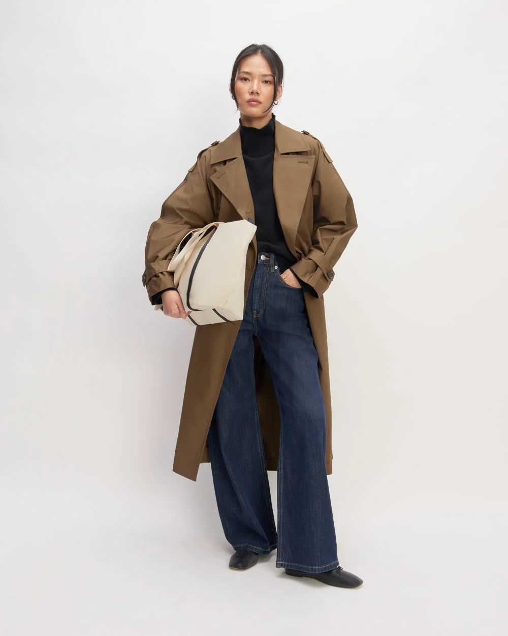 The Recycled Nylon Tote | Parchment - Image 2