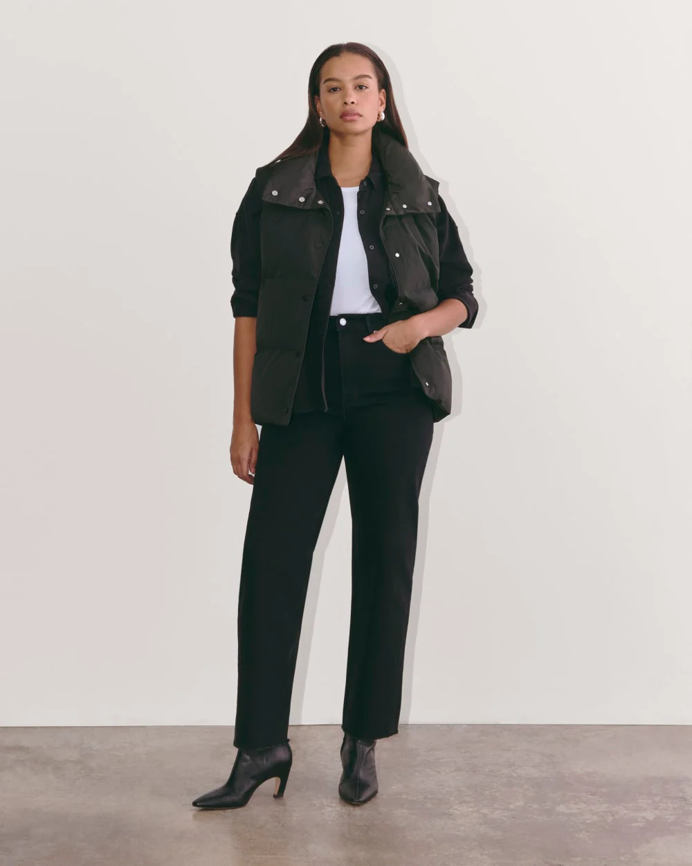 The Puffer Vest | Black - Image 6
