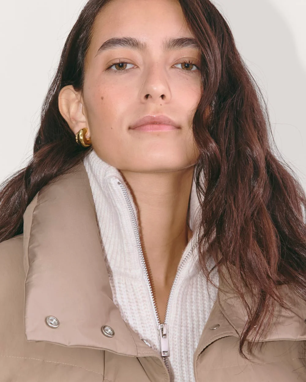 The Puffer Vest | Taupe Grey - Image 4