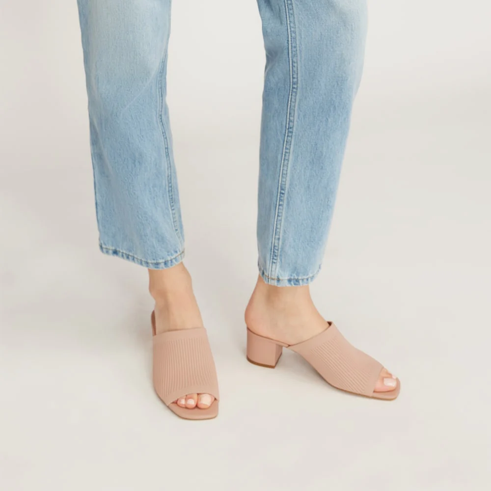 The Glove Mule in ReKnit | Pale Pink - Image 3