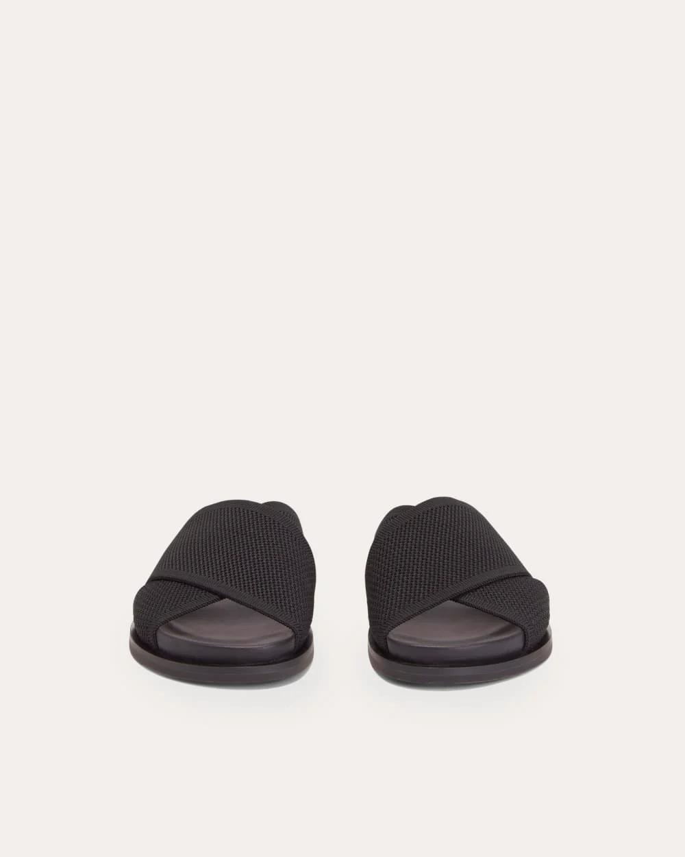 The ReKnit Form Crossover Sandal | Black - Image 4