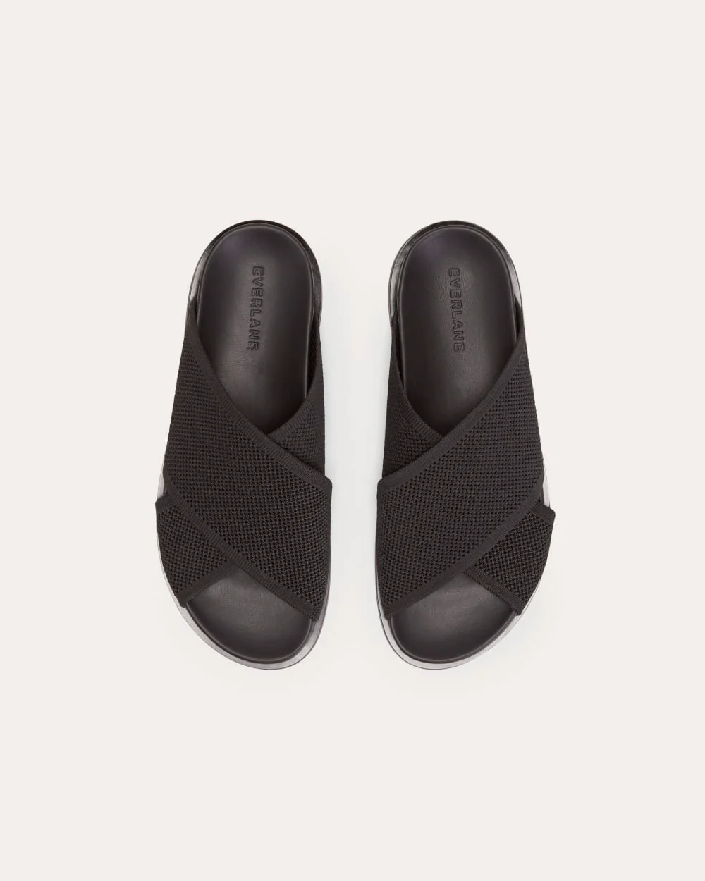 The ReKnit Form Crossover Sandal | Black - Image 5