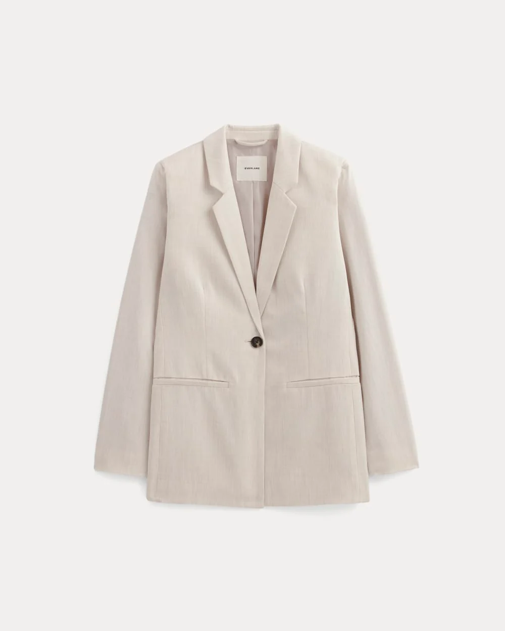 The Relaxed Blazer in Buttersmooth | Heathered Oat - Image 2