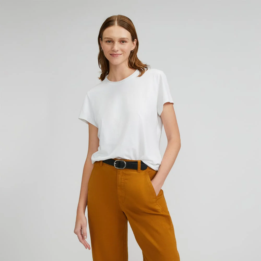 The Relaxed Hemp Tee | White