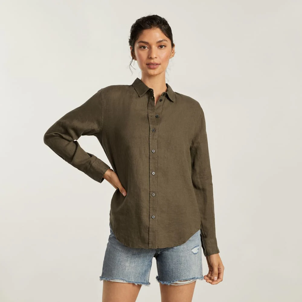The Must-Have Shirt in Linen | Beech - Image 2