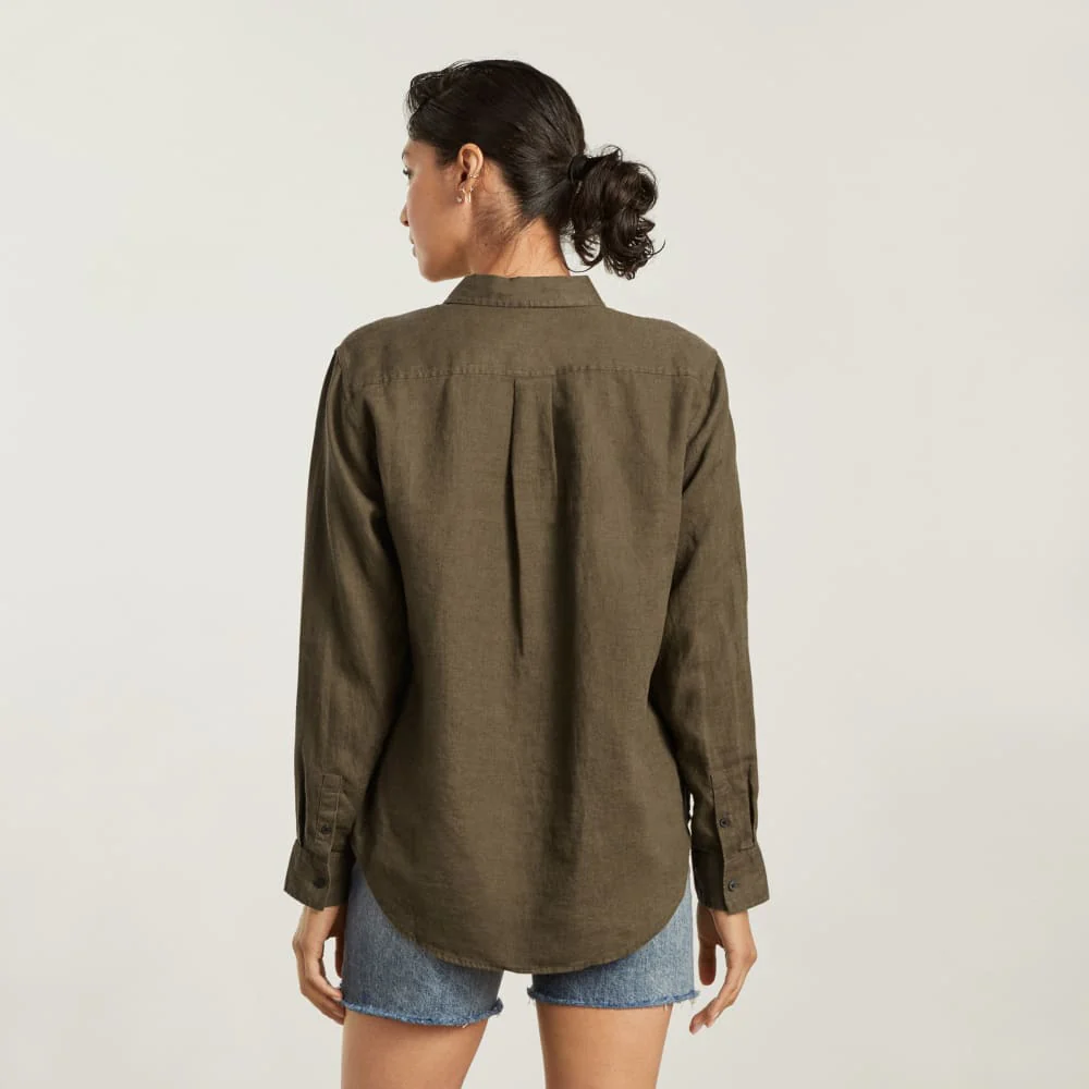 The Must-Have Shirt in Linen | Beech - Image 5