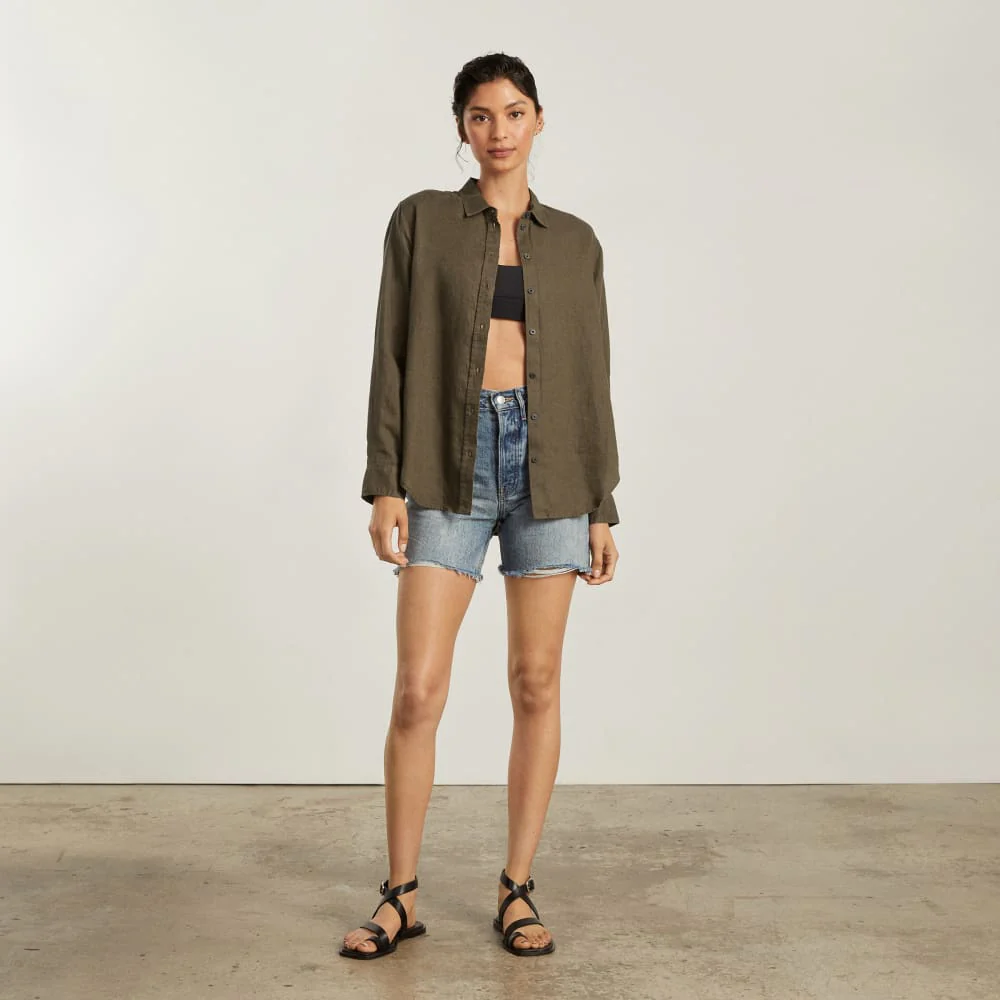 The Must-Have Shirt in Linen | Beech - Image 6