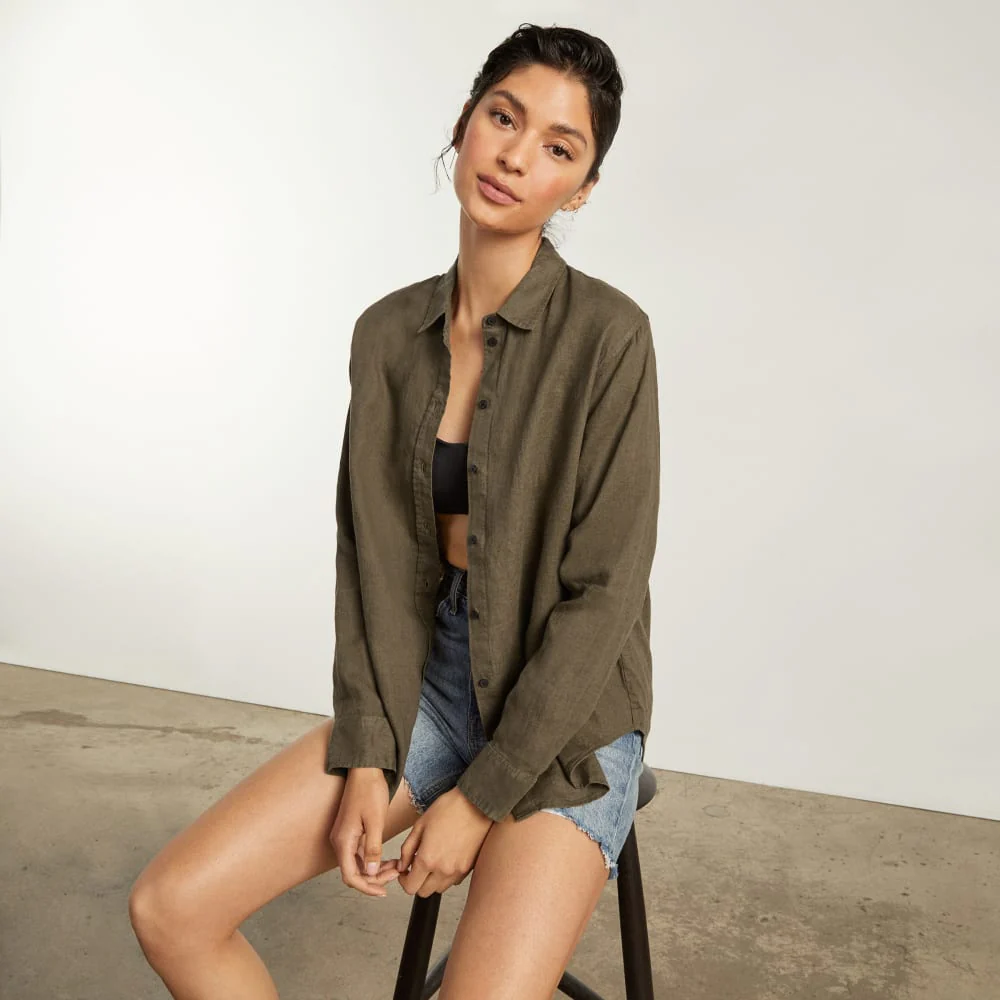 The Must-Have Shirt in Linen | Beech - Image 9