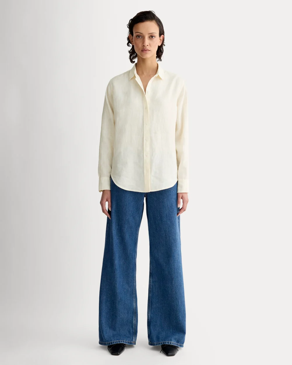 The Must-Have Shirt in Linen | Bone - Image 3