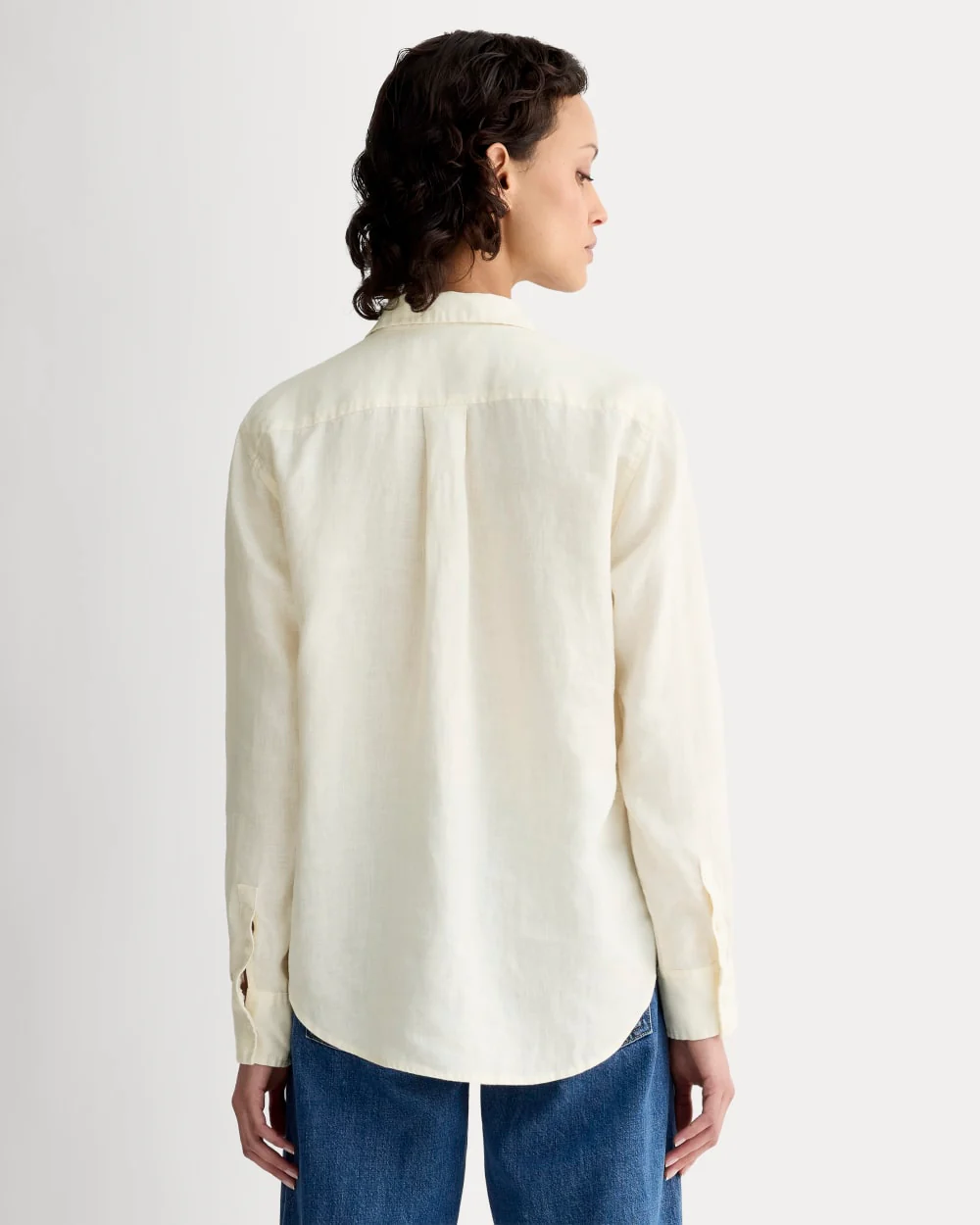 The Must-Have Shirt in Linen | Bone - Image 5