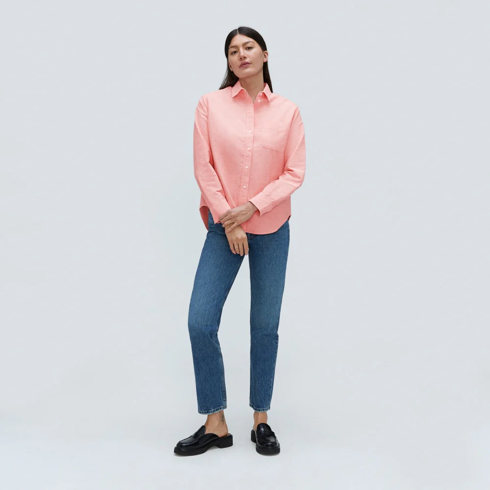 The Must-Have Oxford Shirt | Red Orange - Image 6