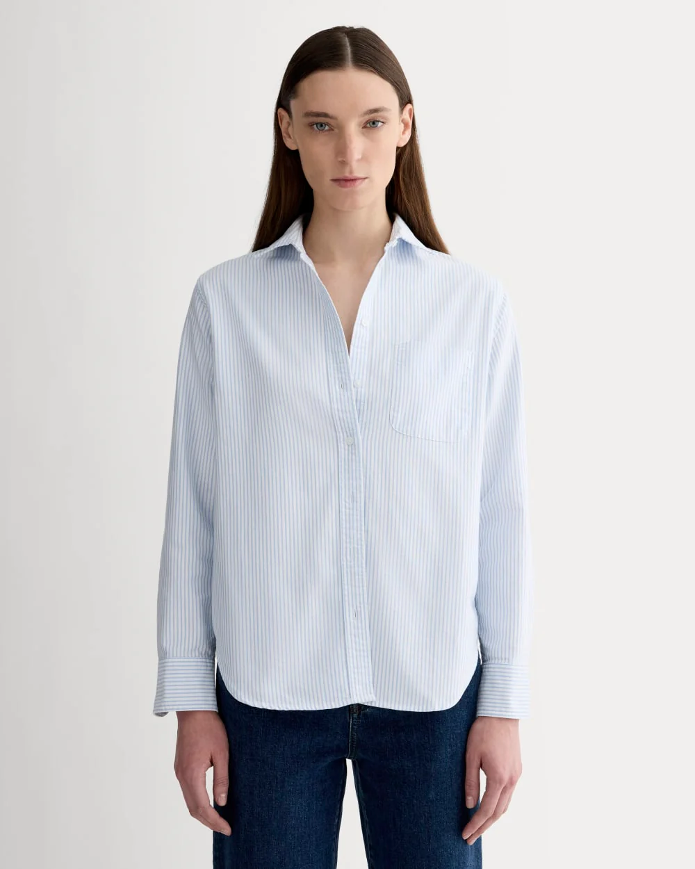The Must-Have Oxford Shirt | White / Blue