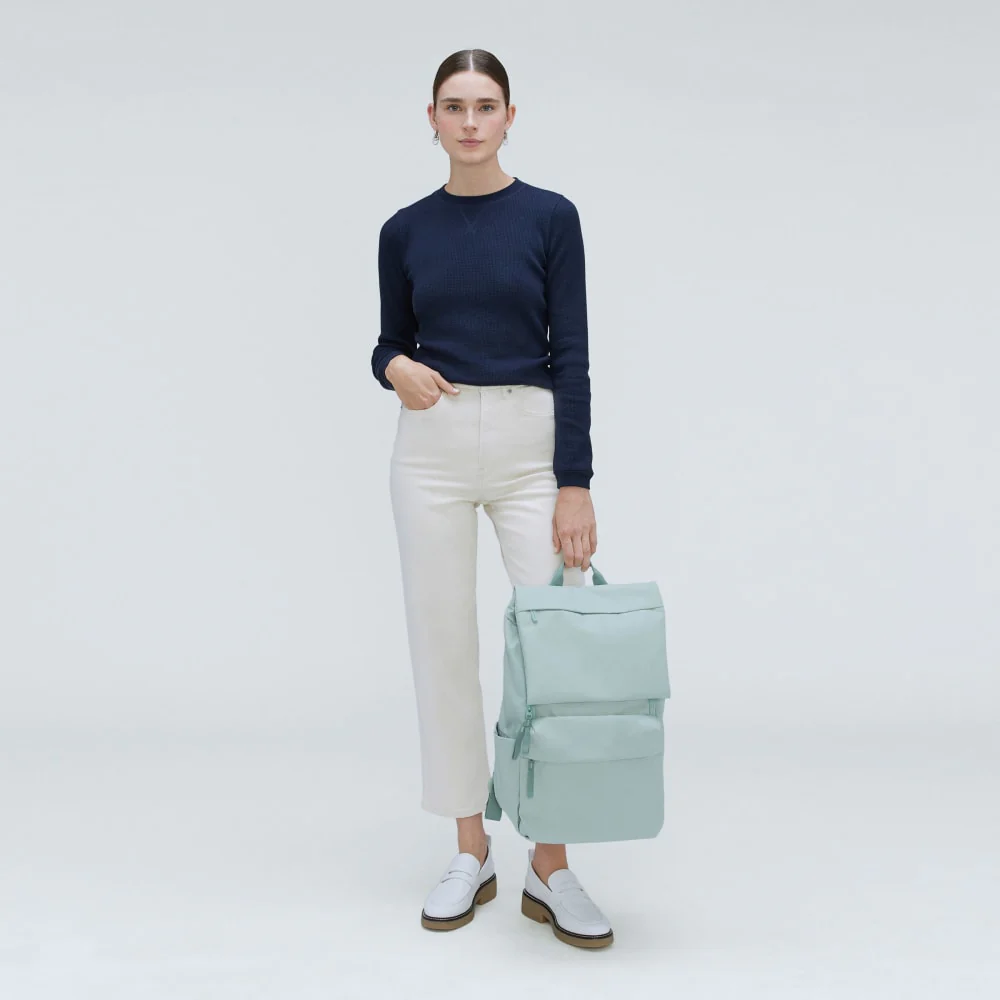The ReNew Transit Backpack | White Sage / Green Millieu - Image 2