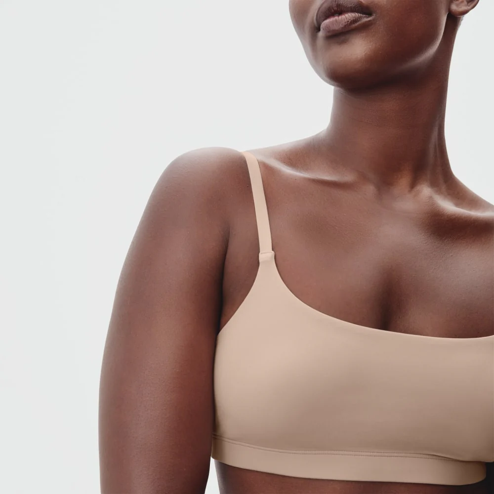 The Invisible Square-Neck Bralette | Light Tan - Image 5