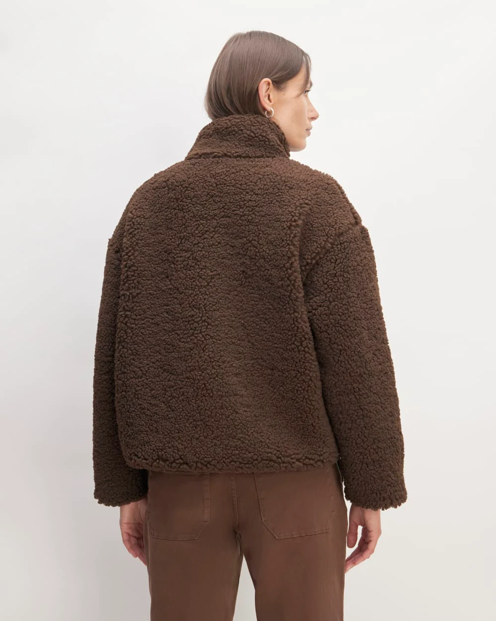 The ReNew Fleece Full Zip | Earth Brown - Image 6