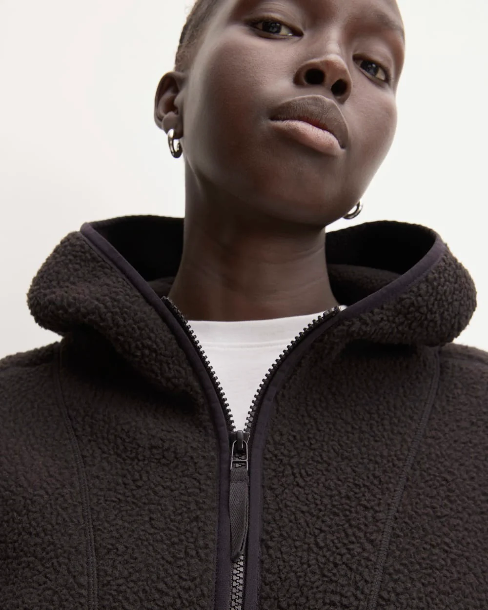 The ReNew Fleece Full-Zip Hoodie | Black - Image 4