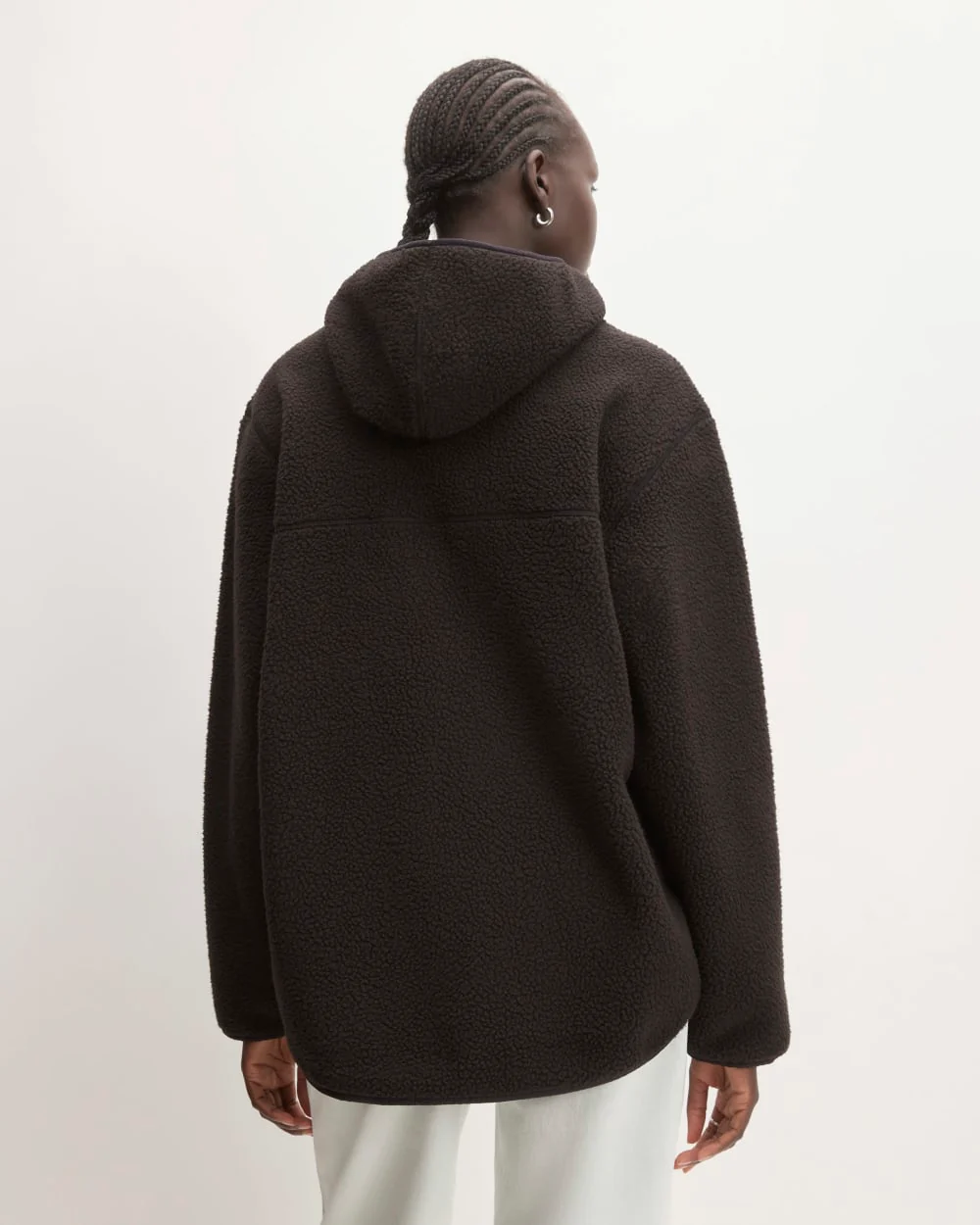 The ReNew Fleece Full-Zip Hoodie | Black - Image 6
