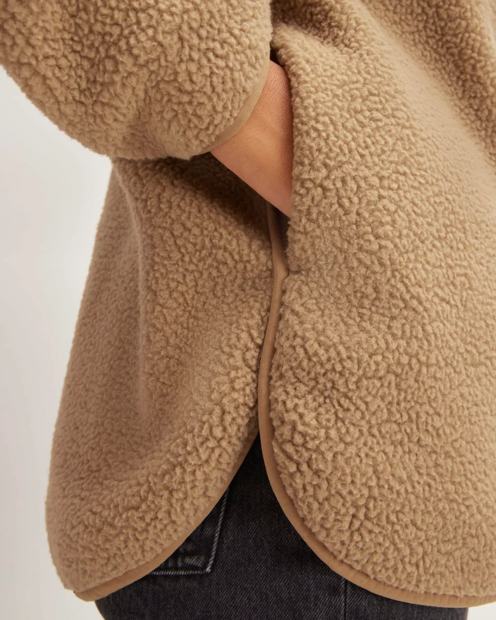 The ReNew Fleece Full-Zip Hoodie | Tiger's Eye - Image 5