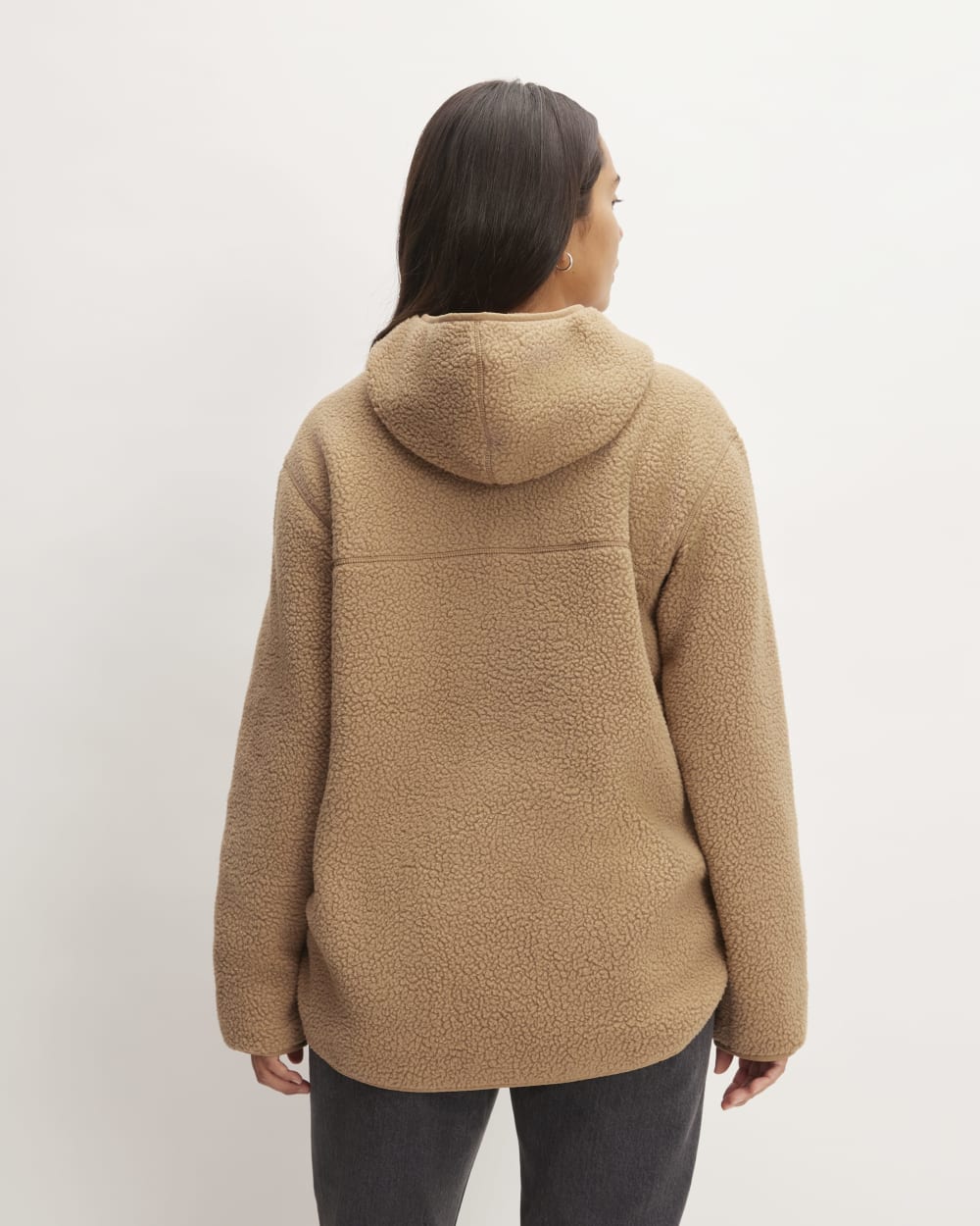 The ReNew Fleece Full-Zip Hoodie | Tiger's Eye - Image 6