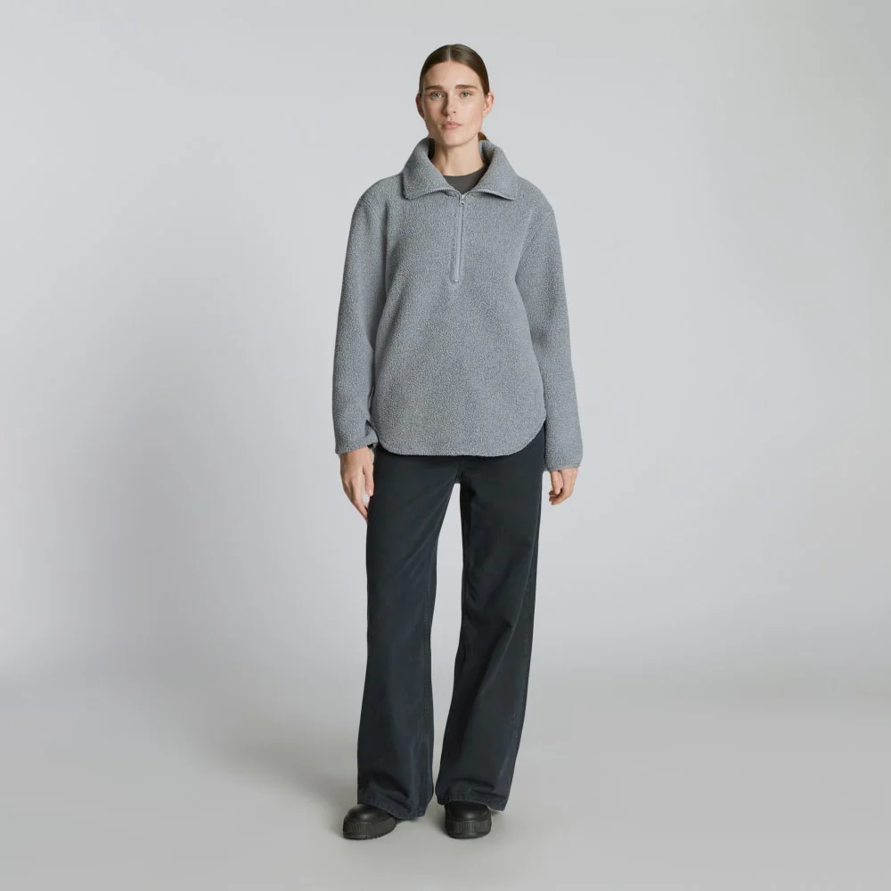 The ReNew Fleece Half-Zip | Heathered Coal - Image 6