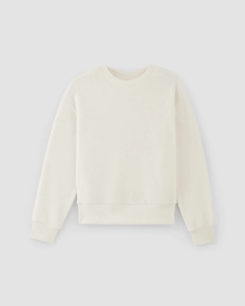 The ReNew Fleece Oversized Crew | Bone - Image 2