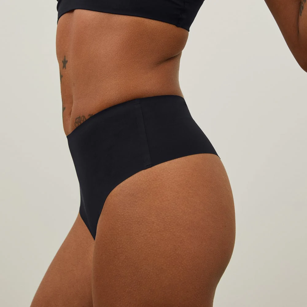 The Invisible High-Rise Thong | Black - Image 3