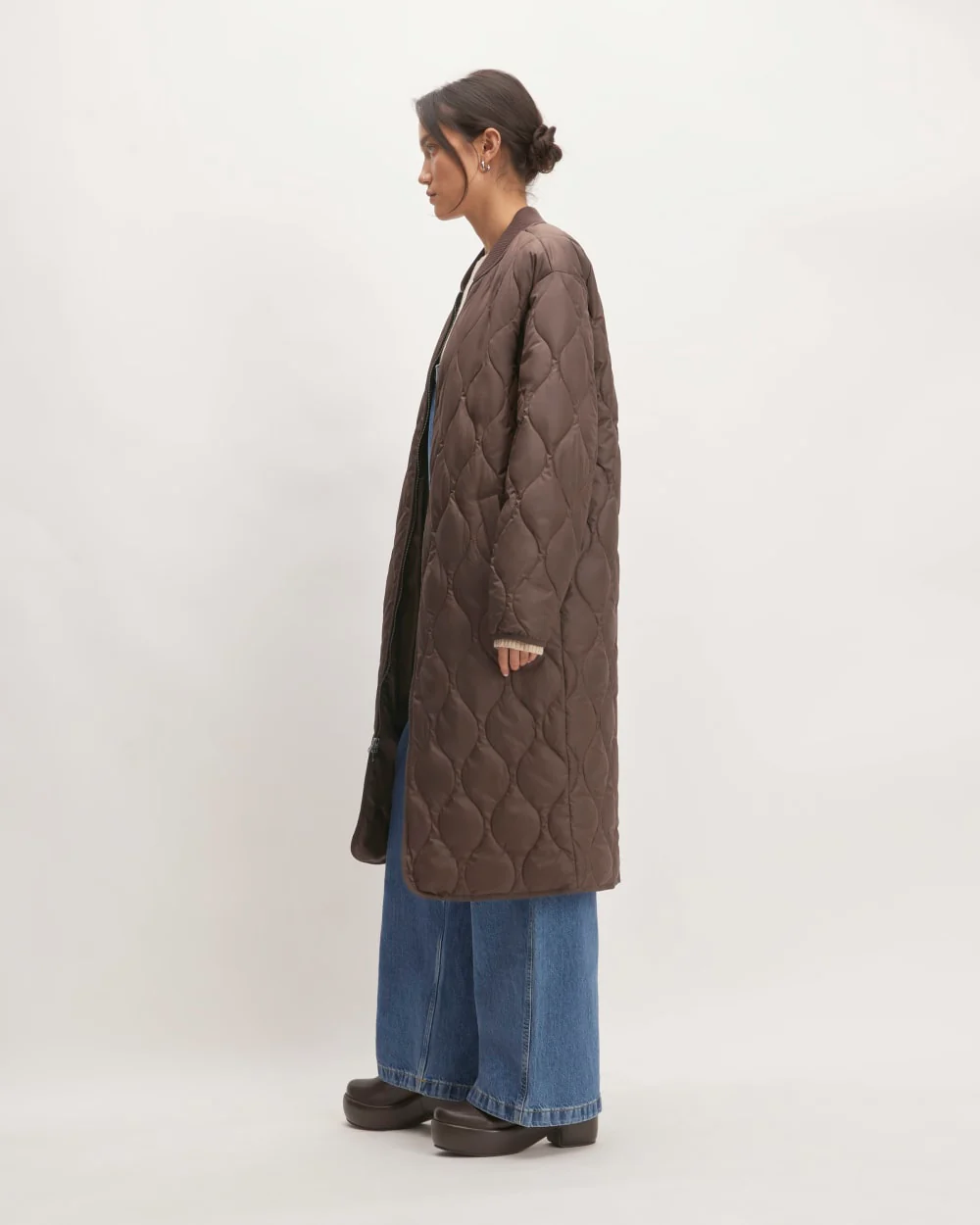 The ReNew Long Liner | Earth Brown - Image 3