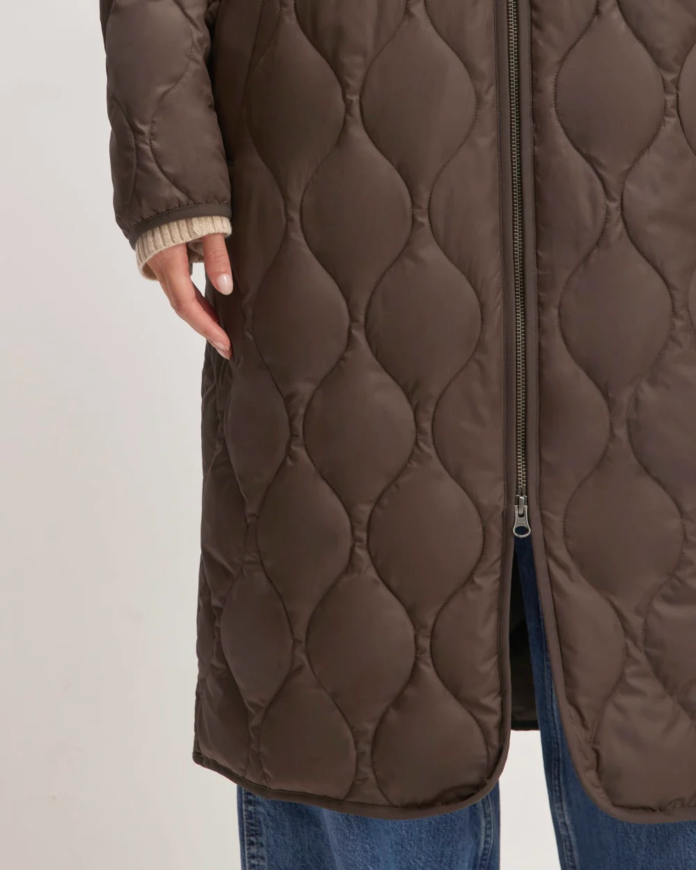 The ReNew Long Liner | Earth Brown - Image 5
