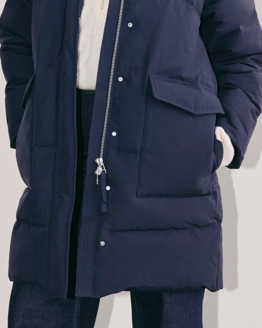 The Long Puffer | Navy - Image 5