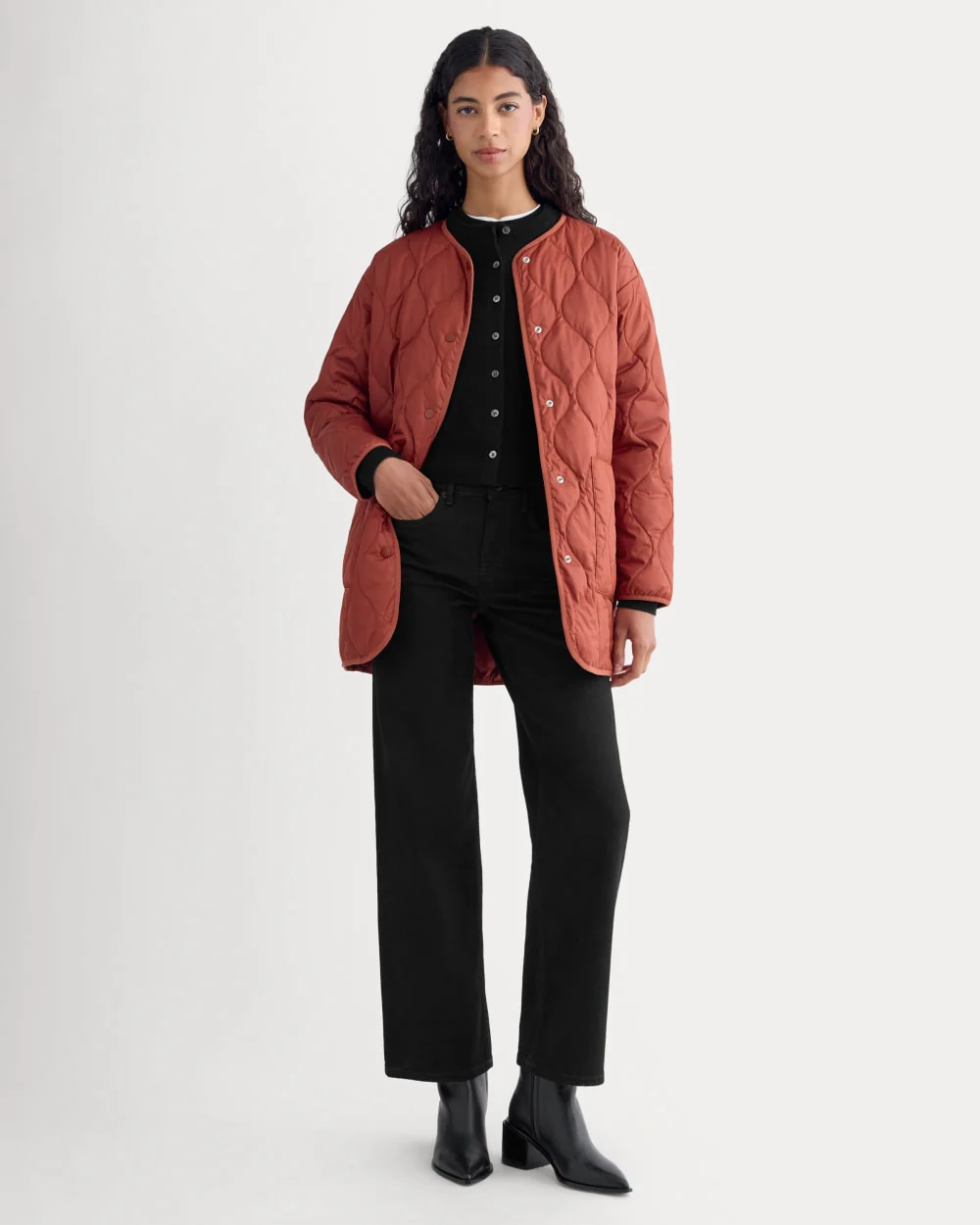 The Quilted Liner | Merlot - Image 3