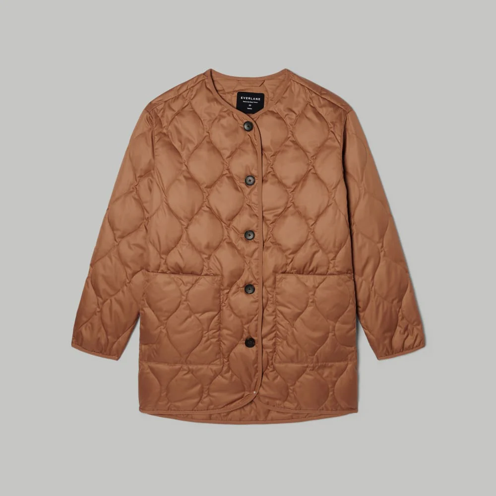 The Quilted Liner | Tawny Brown - Image 2