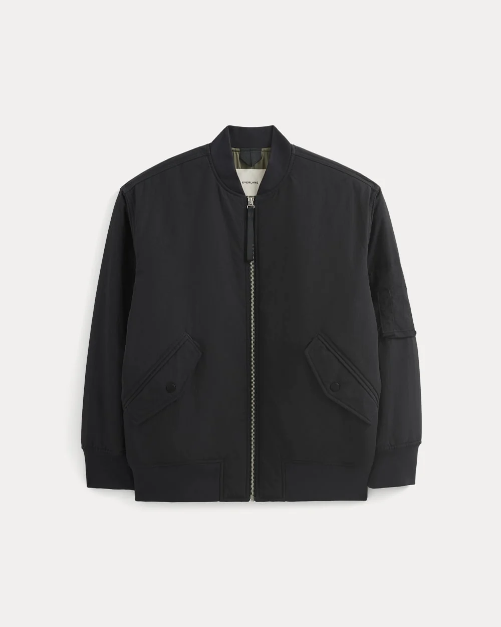 Renew Oversized Puffer Bomber | Black - Image 2