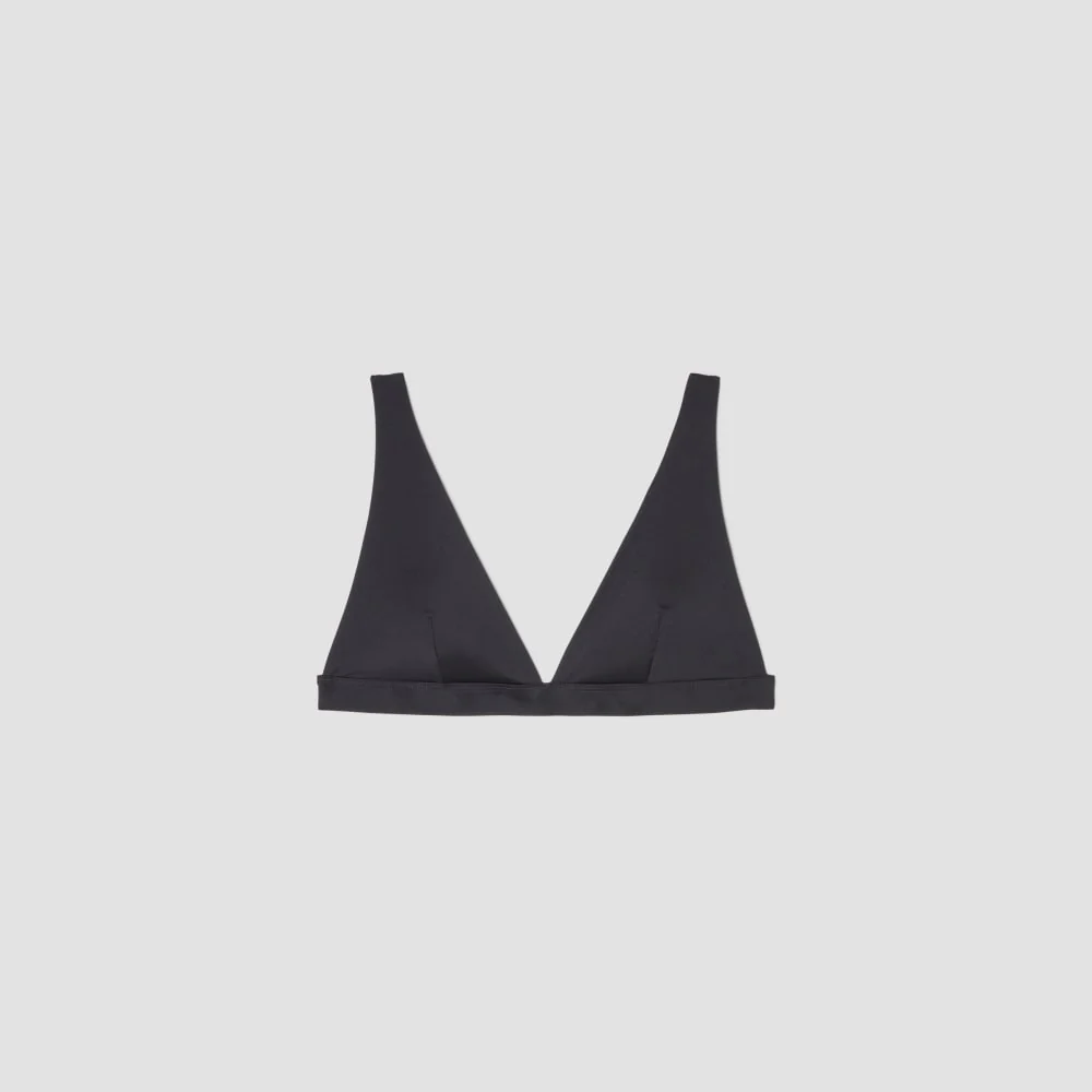 The ReNew Plunge Triangle Top | Black - Image 2