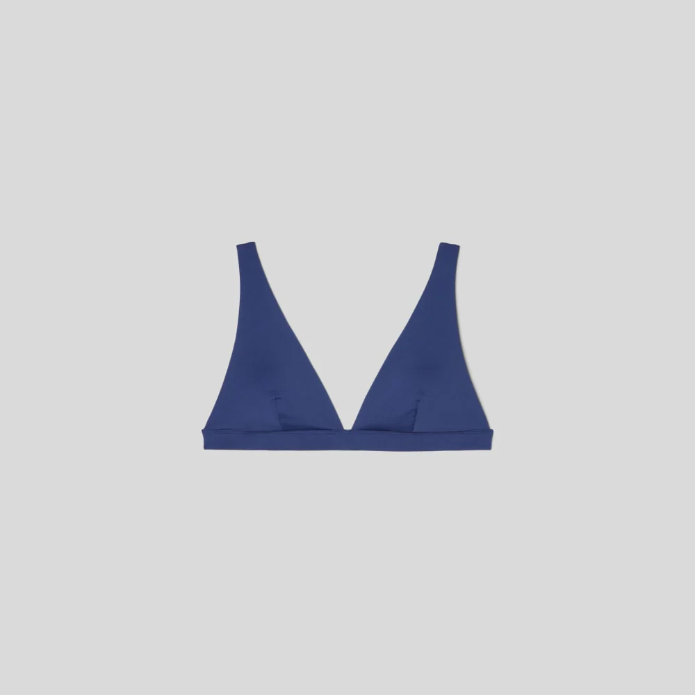 The ReNew Plunge Triangle Top | Navy - Image 2