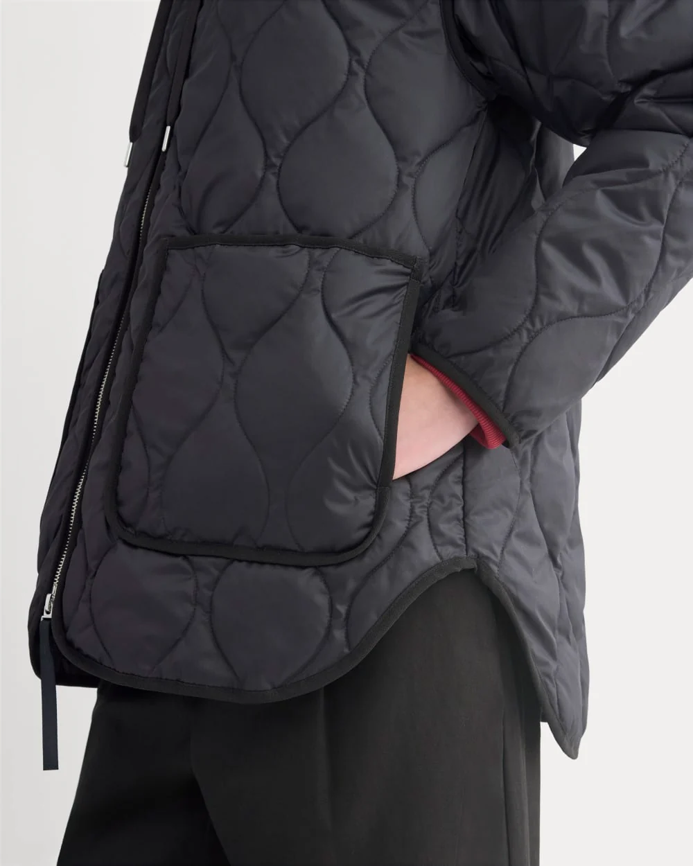 ReNew Quilted Hooded Liner | Black - Image 5