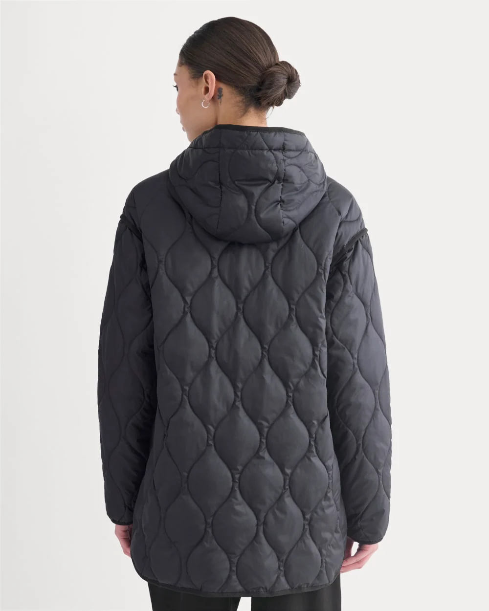 ReNew Quilted Hooded Liner | Black - Image 6