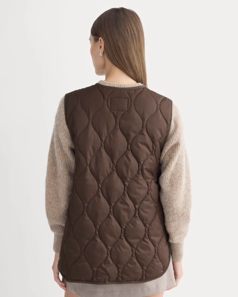ReNew Quilted Vest | Coffee Bean - Image 5