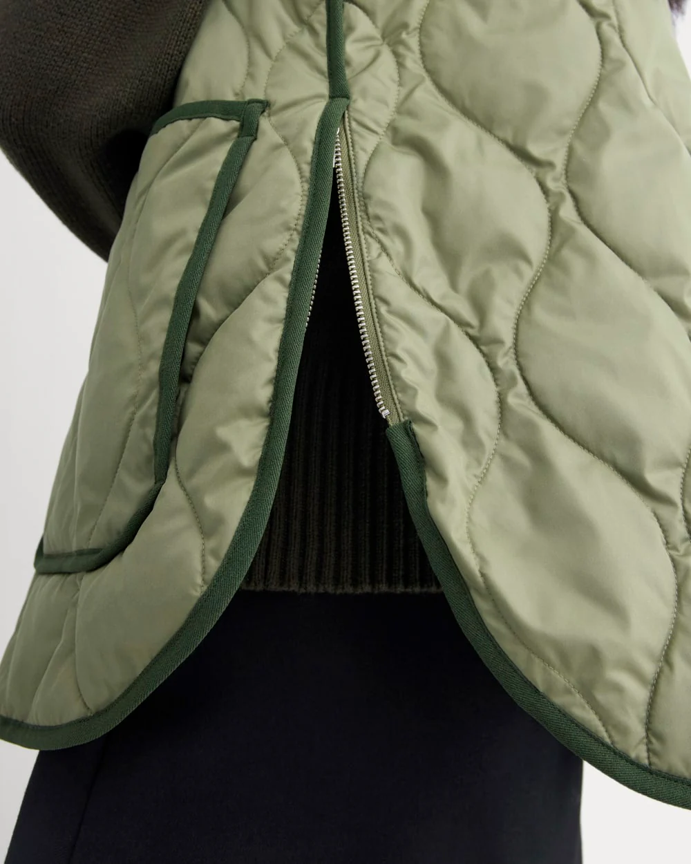 ReNew Quilted Vest | Lichen Green - Image 4