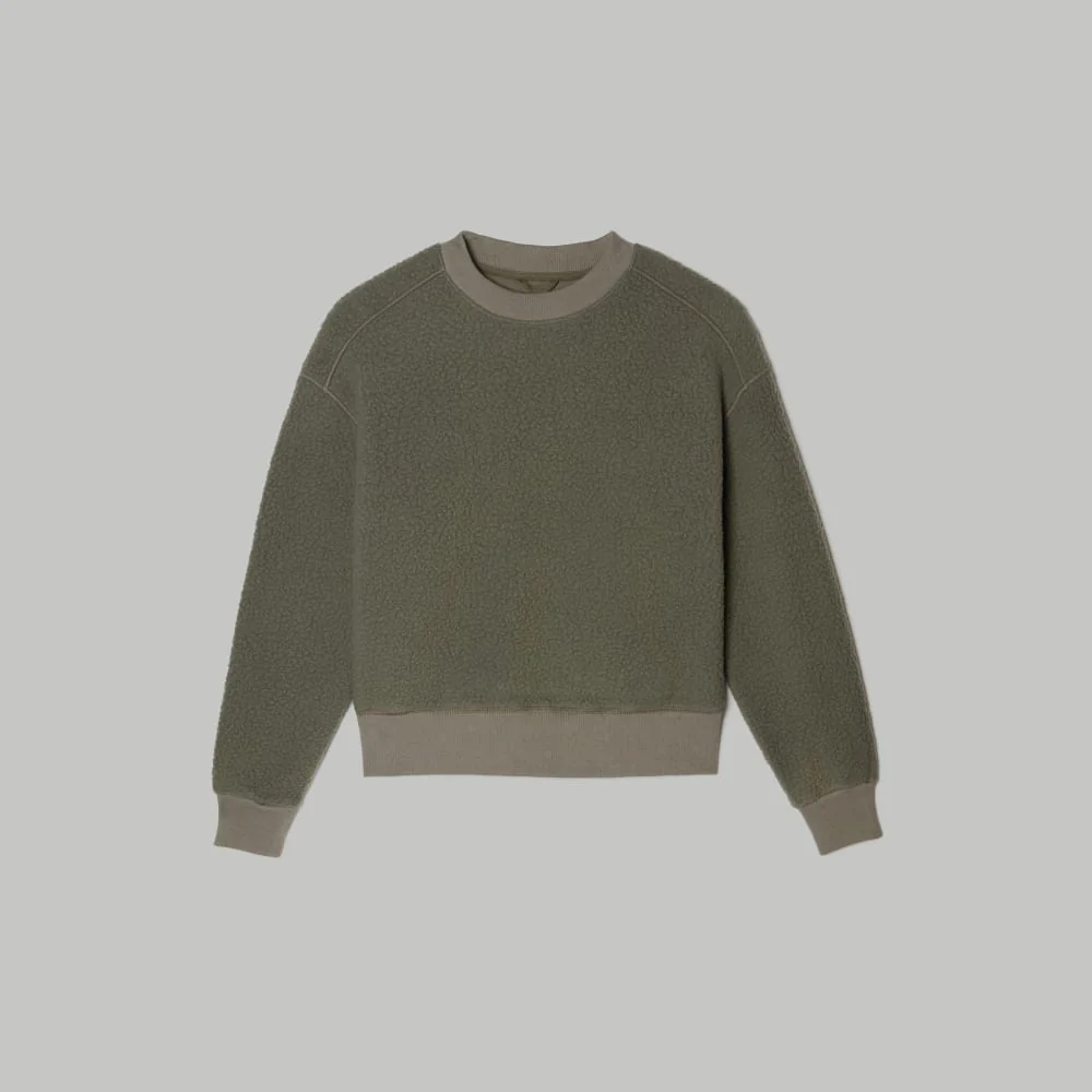 The ReNew Teddy Oversized Crew | Kalamata - Image 2