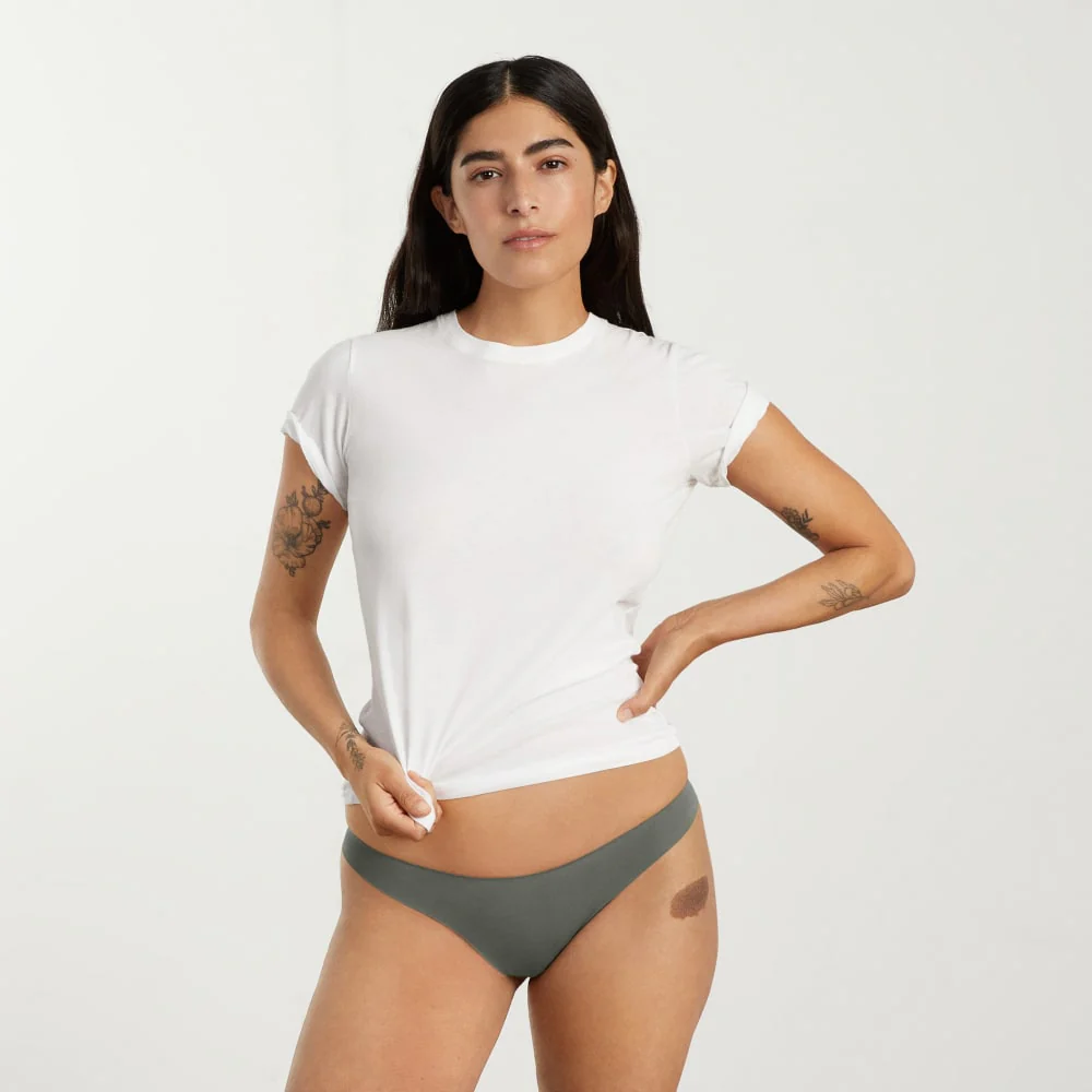 The Invisible Thong | Pewter Green - Image 4
